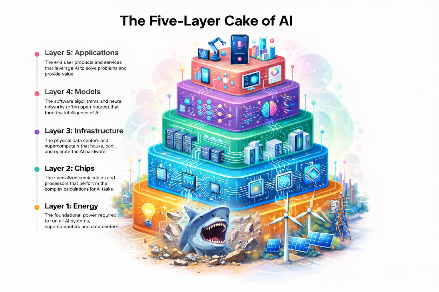 The Five-Layer Cake of AI